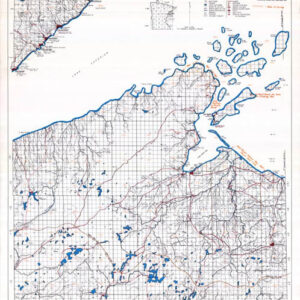 Minnesota Wisconsin historical map