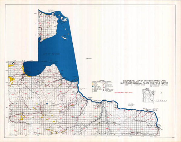 Minnesota historical map