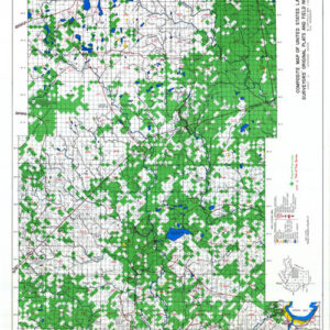 Wisconsin historical pine map